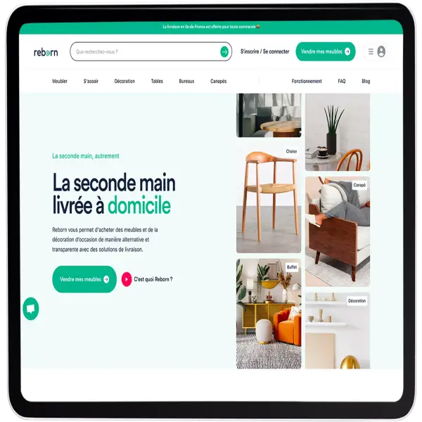 Découvrez Reborn : Des meubles et de la déco à prix cassé